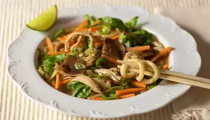 Chicken Udon Noodle Soup