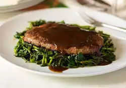 Asian Salisbury Steaks & Watercress