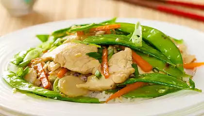 Chicken and Pea Pods