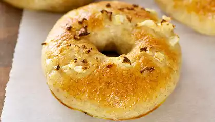 Brooklyn Onion Bagels (Whole Wheat-Barley Flour)