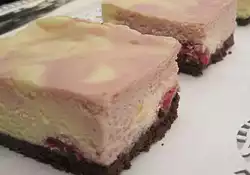 Raspberry Swirl Cheesecake Squares