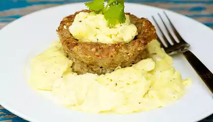 Baked Sausage Cups and Scrambled Eggs