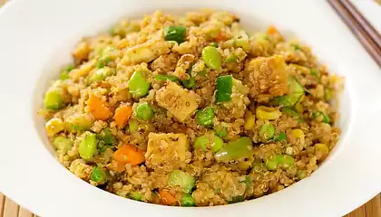 Chinese Quinoa and Edamame Salad