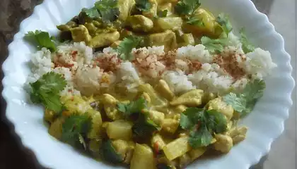 Thai Chicken Curry With Pineapple