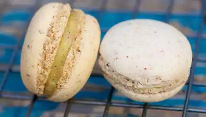 Vanilla Custard Macarons