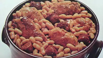 Algerian Chicken with Beans & Sausage