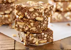 Crunchy Chocolate Peanut Butter and Coconut Bars