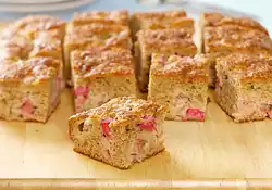 Moist Rhubarb Coffeecake