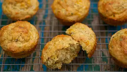 Savory Zucchini Muffins