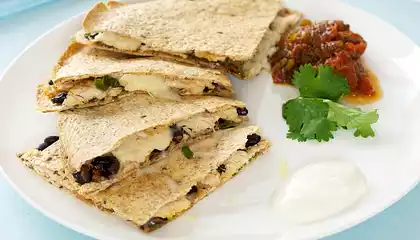 Chicken and Black Bean Quesadillas