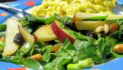 Curried Spinach Salad