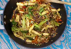 Fried Rice with Broccoli and Egg