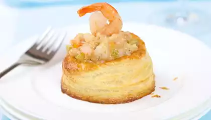 Creamed Shrimp Filling (for Vol-au-Vent or Bouchées)