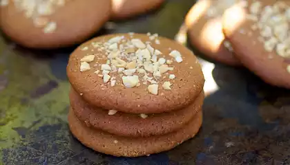Chewy Double Peanut Butter Cookies