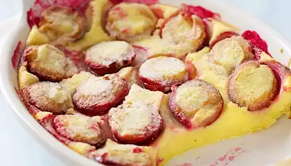 Decadent Plum Clafoutis