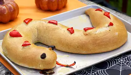 Halloween Spooky Calzone Snake