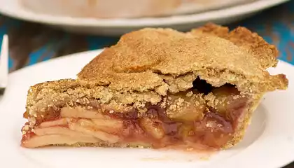 Apple Grape Berry Pie (Healthier Version)