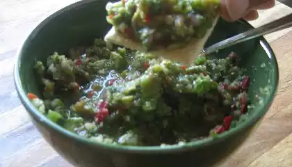 Semi-Homemade Green Salsa