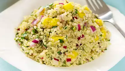 Mango, Jalapeno and Basil Quinoa Salad