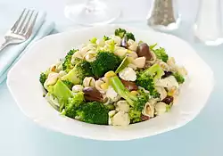 Orzo with Broccoli, Feta Cheese, and Olives