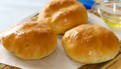 Runsas (German Beef and Cabbage Buns with Cheese)