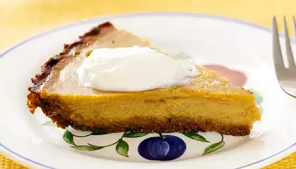 Creme Fraiche Pumpkin Pie