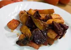 Roasted Root Salad With Carrot Vinaigrette (Thanksgiving)