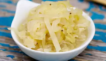 Homemade Sauerkraut 