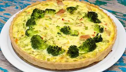 No Fuss Tuna Quiche