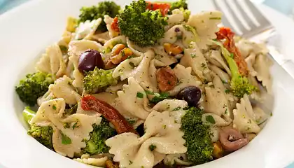 Broccoli, Olives and Feta Pasta Salad