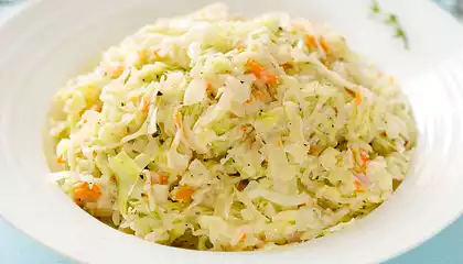 Creamy Lemon Buttermilk Coleslaw