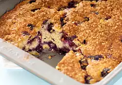 Best Ever Blueberry Coffee Cake (Low Fat)