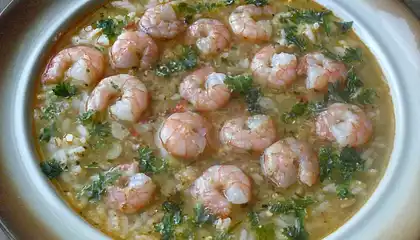 Shrimp and Lentil Soup