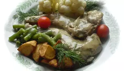 Rabbit with Tarragon Sauce