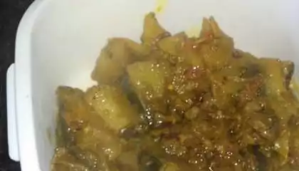 Rajasthani Aloo Baingan (Potato and Eggplant)