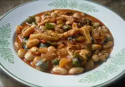 Spicy Tripe and Beans