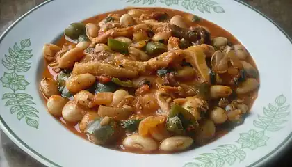 Spicy Tripe and Beans