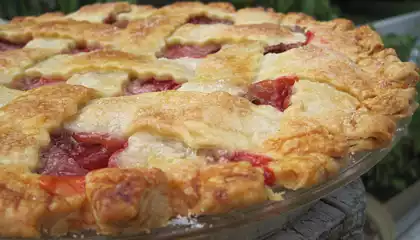 Strawberry Rhubarb Pie 