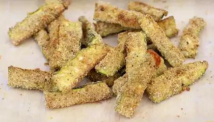 Oven Baked Parmesan Zucchini Sticks