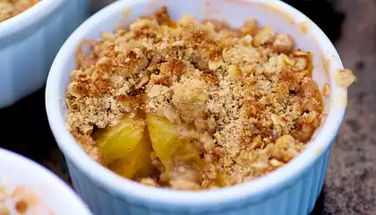 Peach Crumble