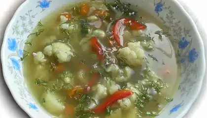 Cauliflower and Savory Soup