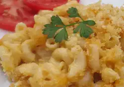 Three Cheese Baked Macaroni