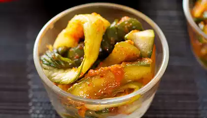 Easy Korean Cucumber and Bok Choy Kimchi