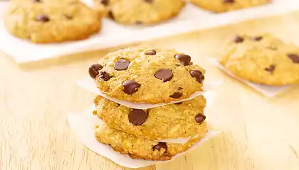 Oatmeal Whole Wheat Coconut Chocolate Chip Cookies
