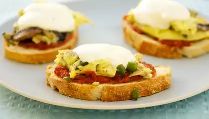 Pizza Egg Melts