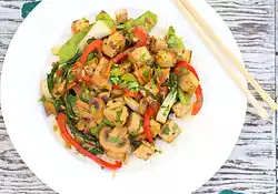 Tofu and Vegetables Stir-Fry