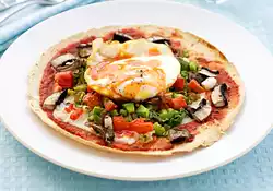 Breakfast Mexican Pizza