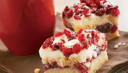 Sameena's Cranberry Bliss Bars