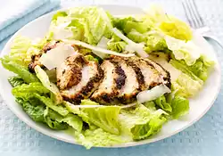 Blackened Chicken with Caesar Salad