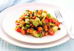 Black Bean, Corn and Bell Pepper Salad